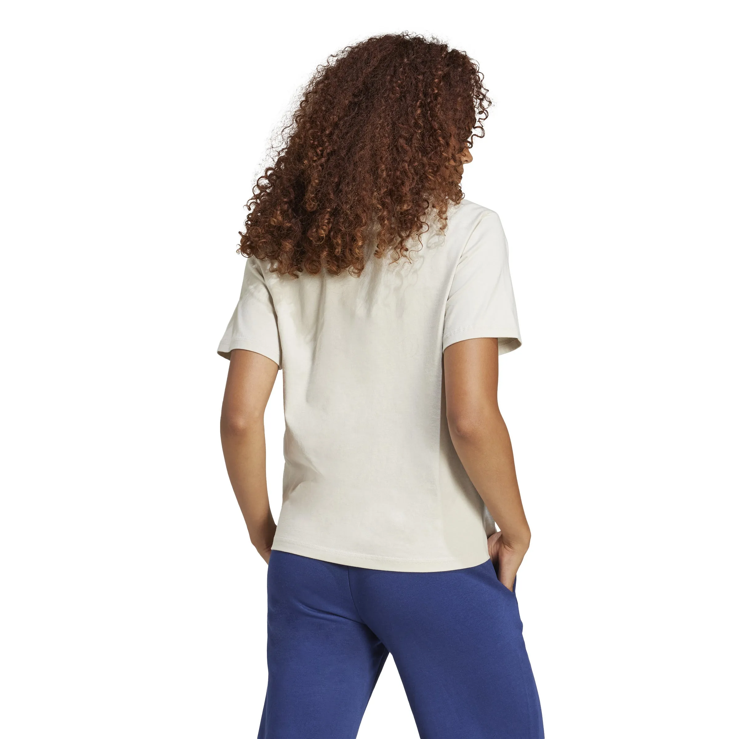adidas Essentials Small Logo Cotton Womens Tee