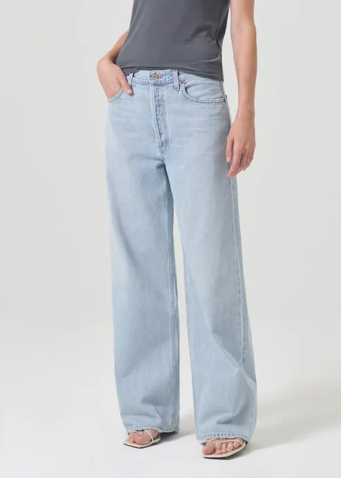 Agolde Low Slung Baggy Jeans in Fragment