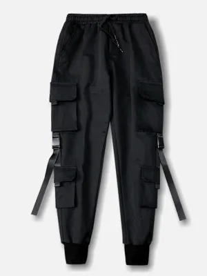 AlanBalen® - "Multi Pockets Ribbons" Joggers