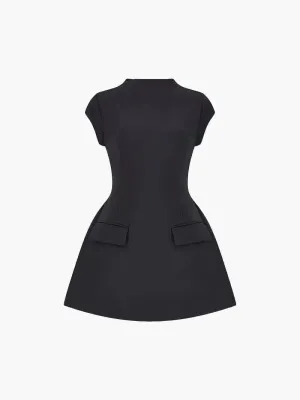 Amelina – Charming front pockets – Mini dress
