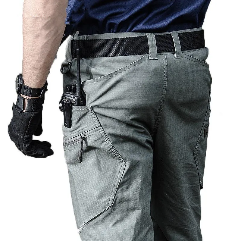 Ashoreshop Mens Multi-function  Cargo Pants Men's Urban Tactical Combat Long Trousers