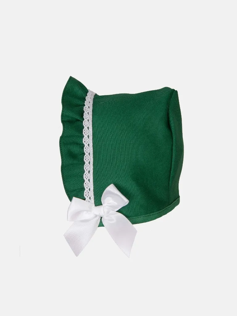 Baby Girl Nevaeh Collection Spanish Romper Set-Green