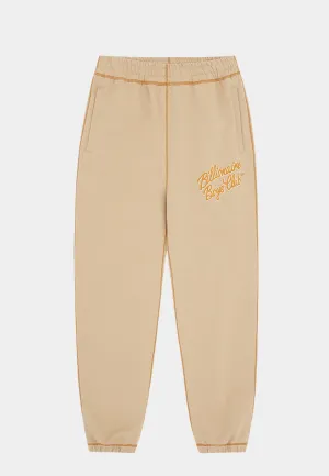 BBC Script Logo Sweatpants Tan