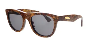 Bottega Veneta BV1001S-006 Bronze Square Sunglasses