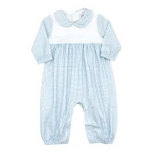 Boys Pima Collared Romper - FINAL SALE
