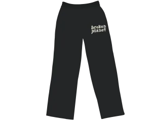 Broken Planet Market Sweatpants Soot Black