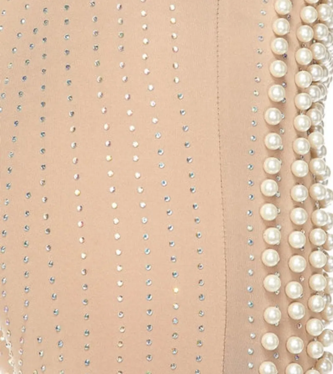 Celebrity Pearl Embellished Upscale Jumpsuit
