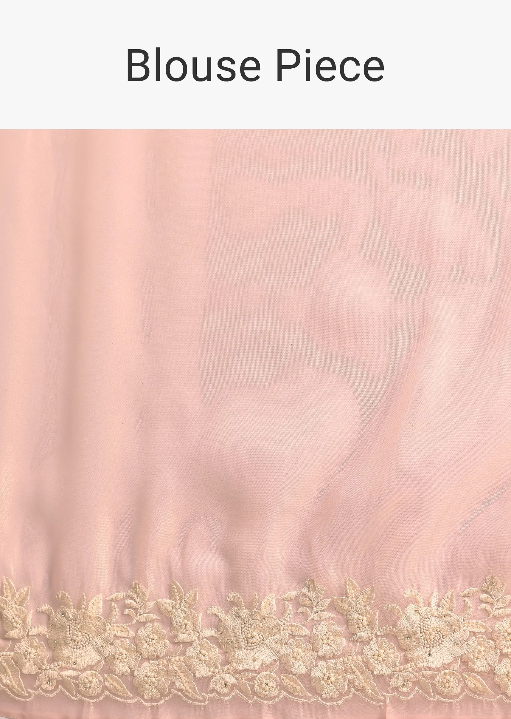 Chic Pink Saree With Resham Thread Work Border