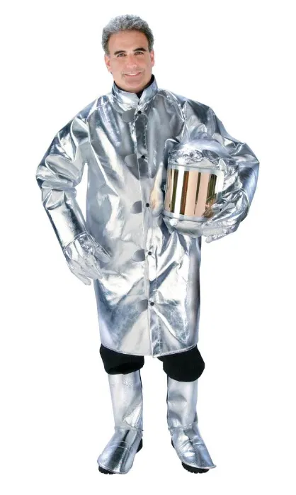 Chicago Protective Apparel 401-ACK Full Vertical Velcro Leggings 19 oz Aluminized Carbon Kevlar | No Sales Tax