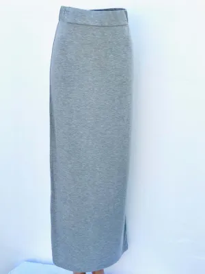 Cozy Chic Grey Maxi Skirt