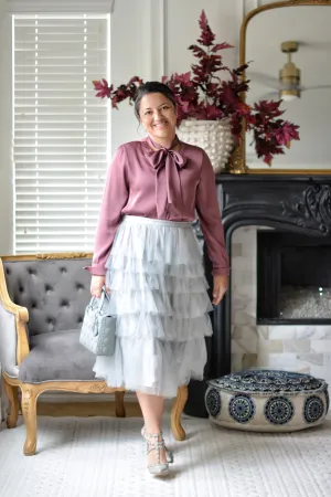 Danielle Gray Tulle Skirt “Birthday Skirt”