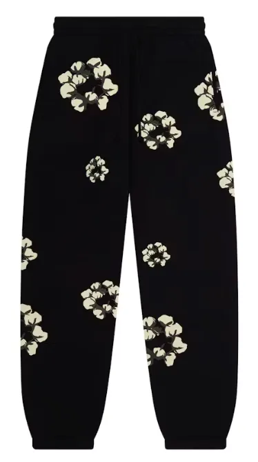 Denim Tears x Cactus Plant Flea Market Cactus Tears Wreath Sweatpants Black
