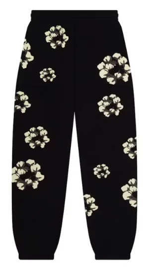 Denim Tears x Cactus Plant Flea Market Cactus Tears Wreath Sweatpants Black
