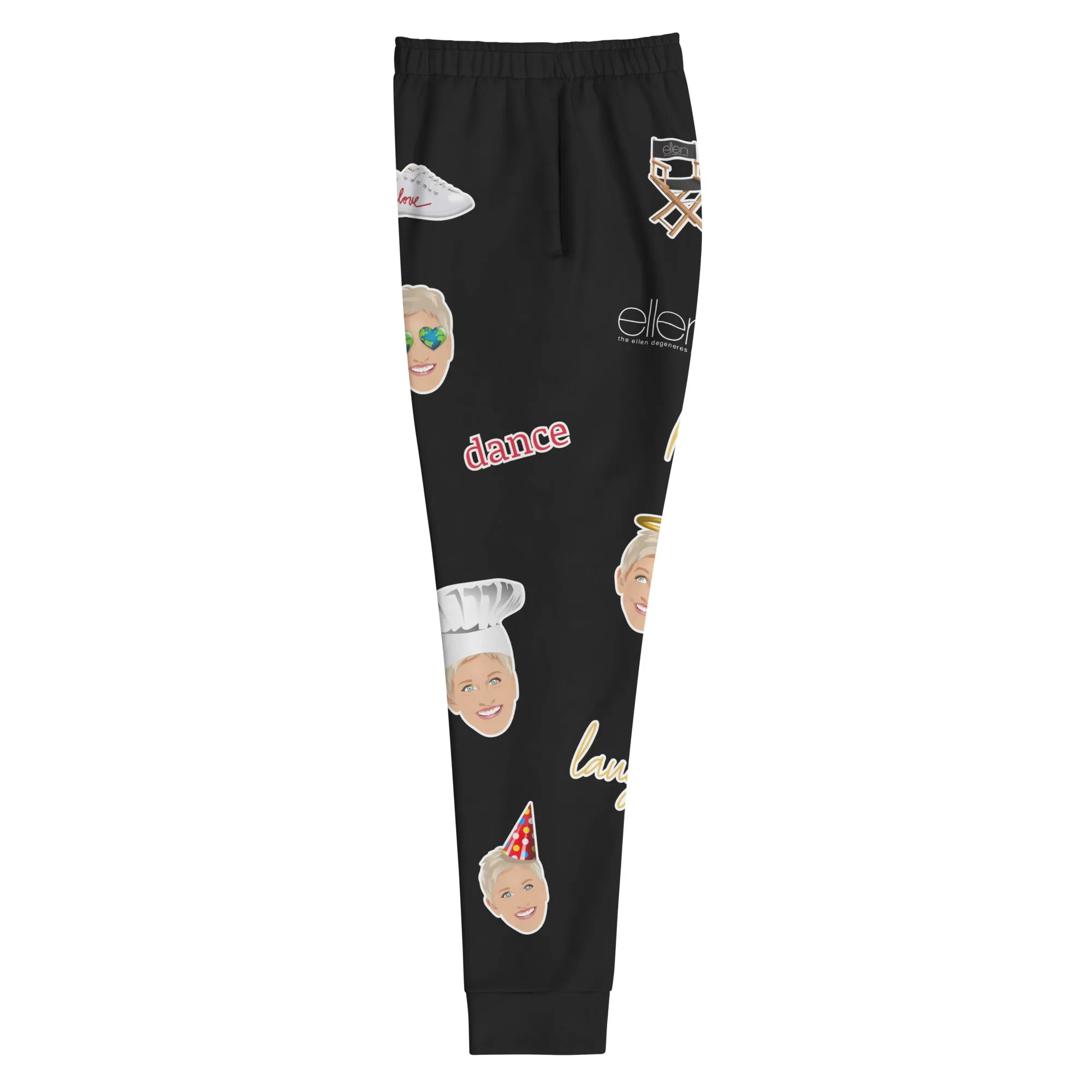 Emoji Joggers-Black