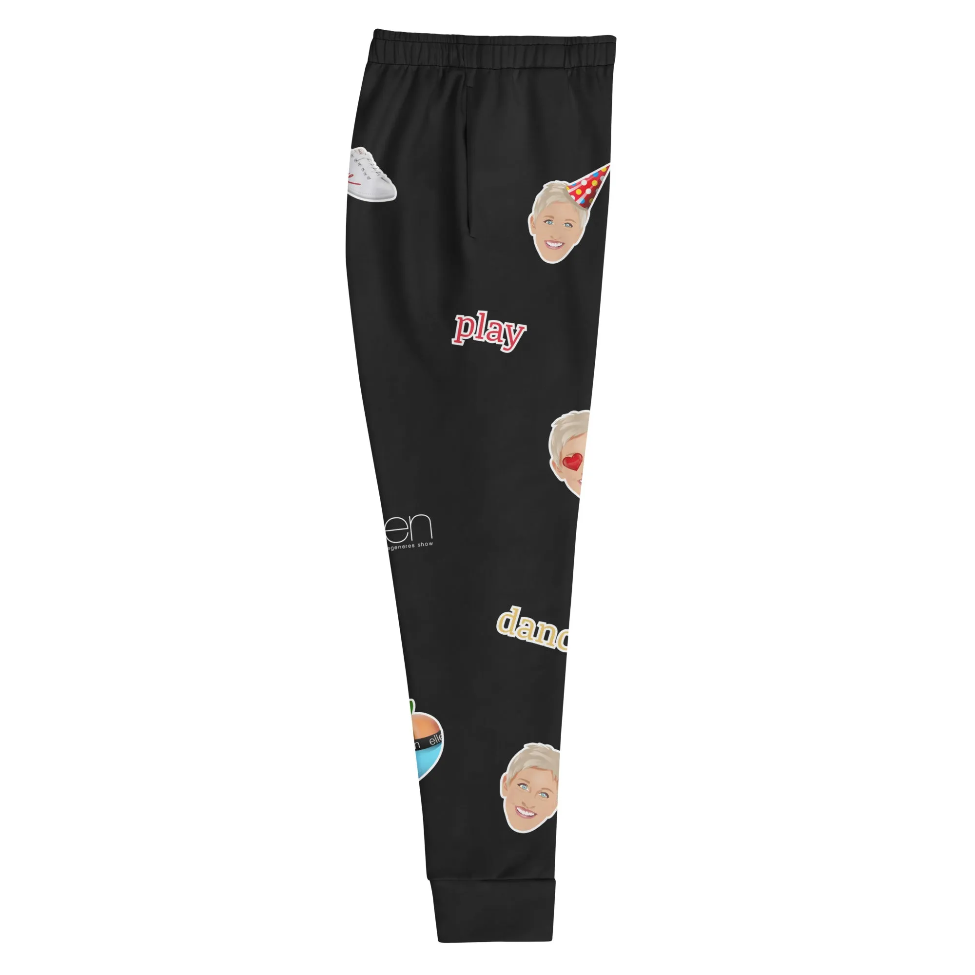Emoji Joggers-Black