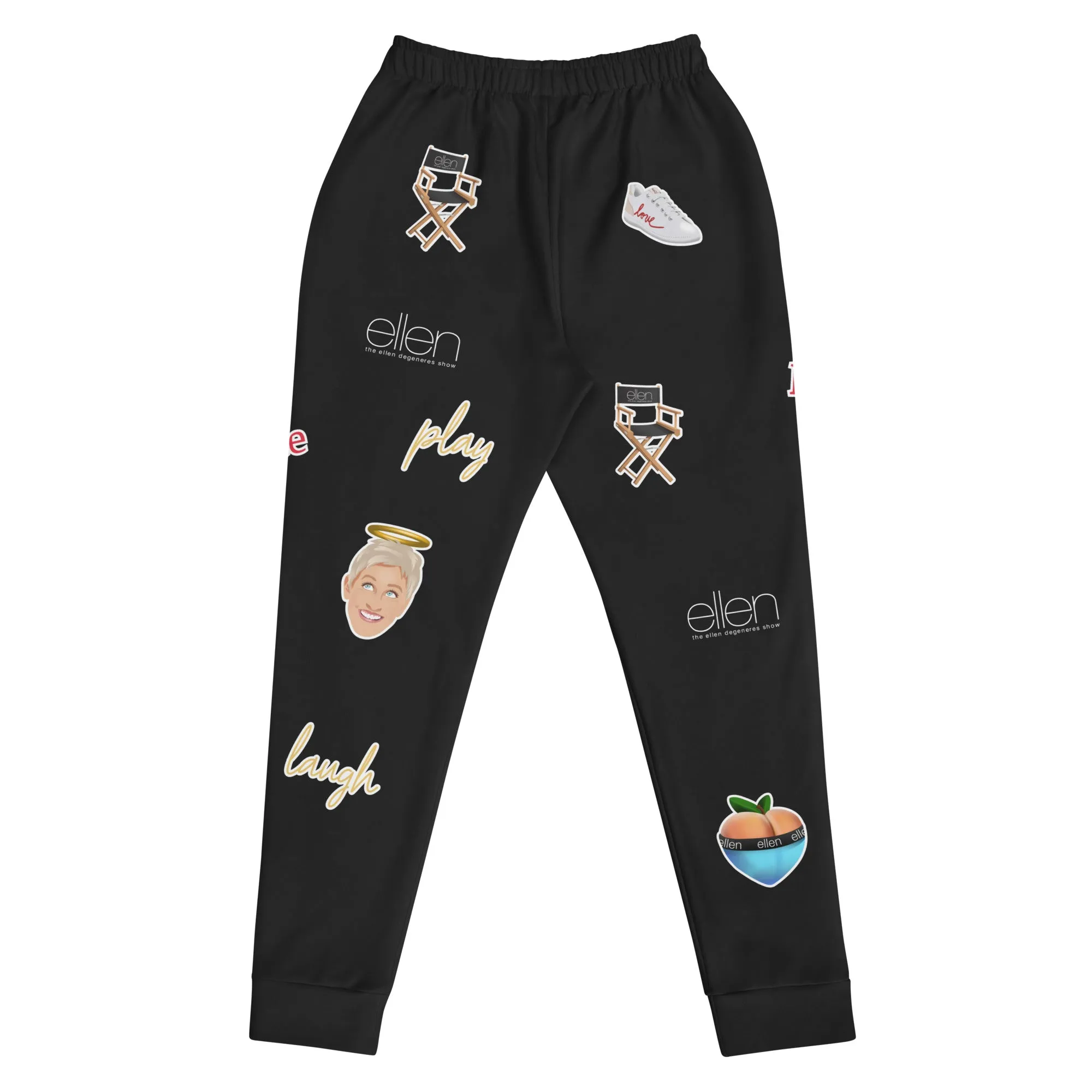 Emoji Joggers-Black
