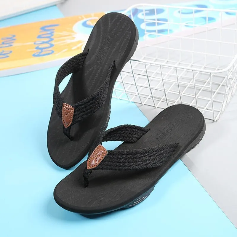 EVA Soft Sole Lightweight Flip Flops - Flip Flops Beach Shoes