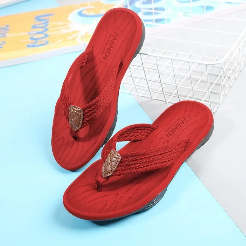 EVA Soft Sole Lightweight Flip Flops - Flip Flops Beach Shoes