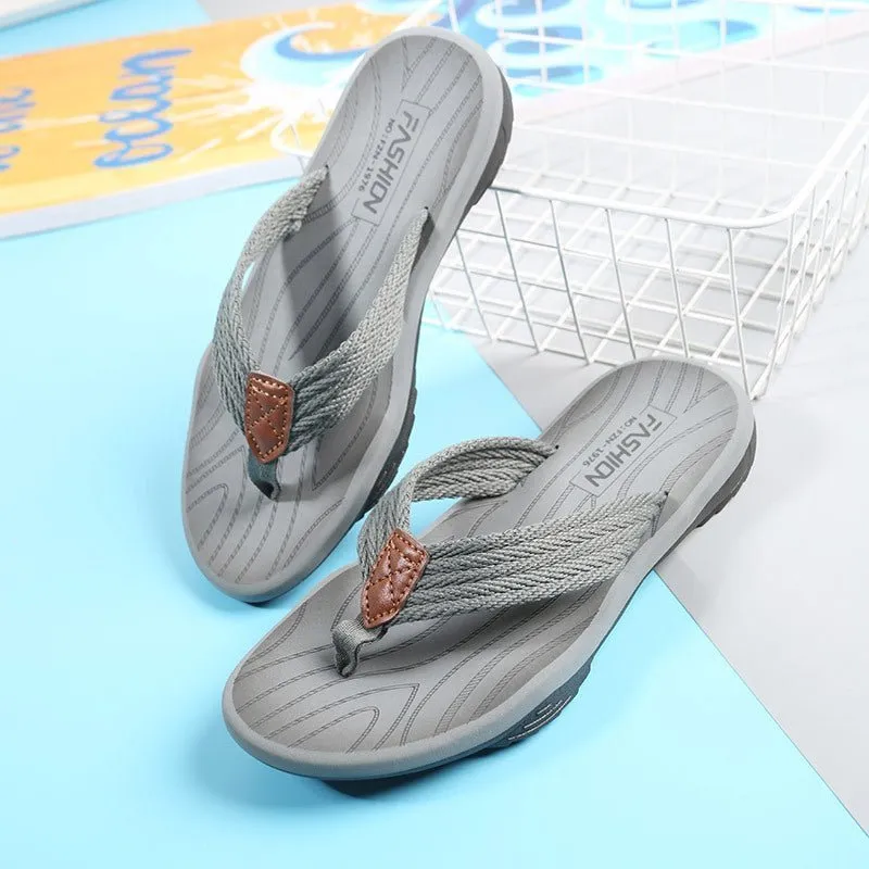 EVA Soft Sole Lightweight Flip Flops - Flip Flops Beach Shoes