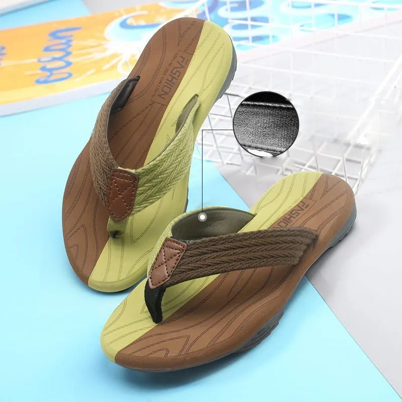 EVA Soft Sole Lightweight Flip Flops - Flip Flops Beach Shoes