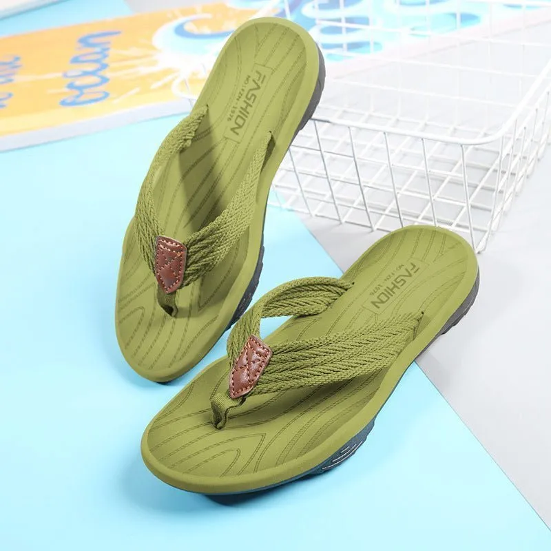 EVA Soft Sole Lightweight Flip Flops - Flip Flops Beach Shoes
