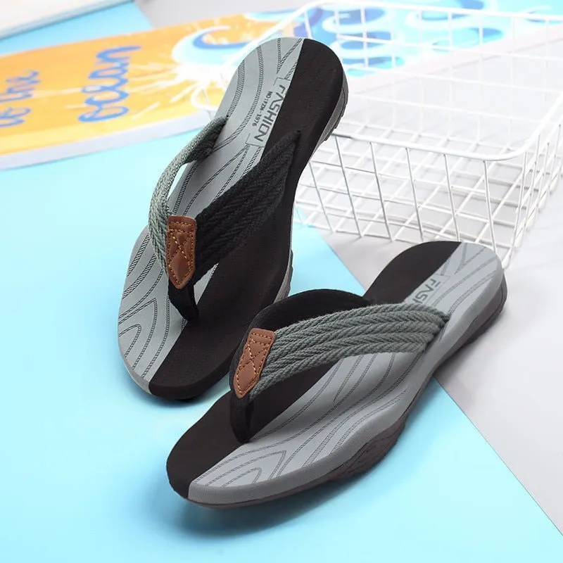 EVA Soft Sole Lightweight Flip Flops - Flip Flops Beach Shoes
