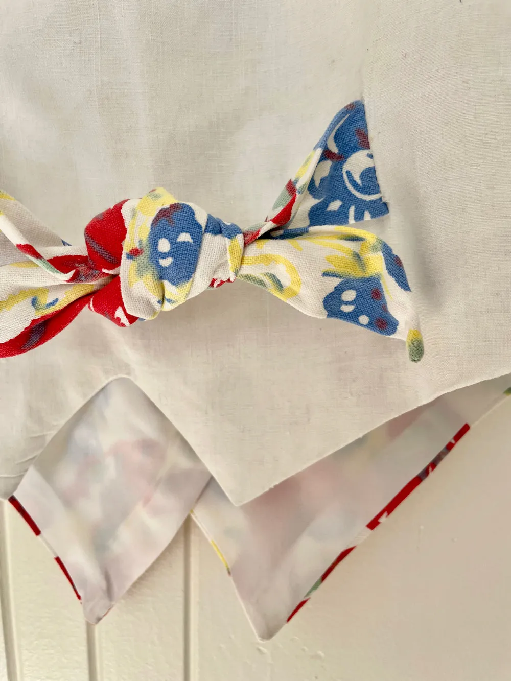Fanny's vintage floral curtain vest