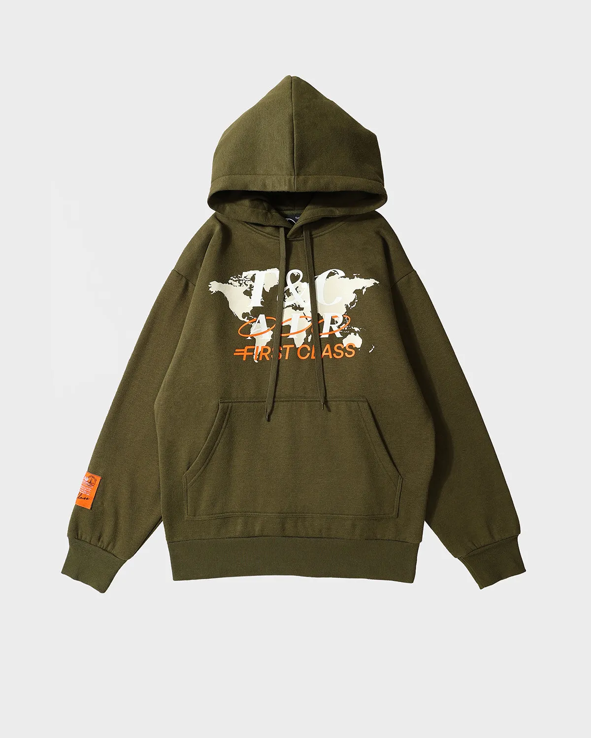 First Class Hoodie & Sweats Set in Olive