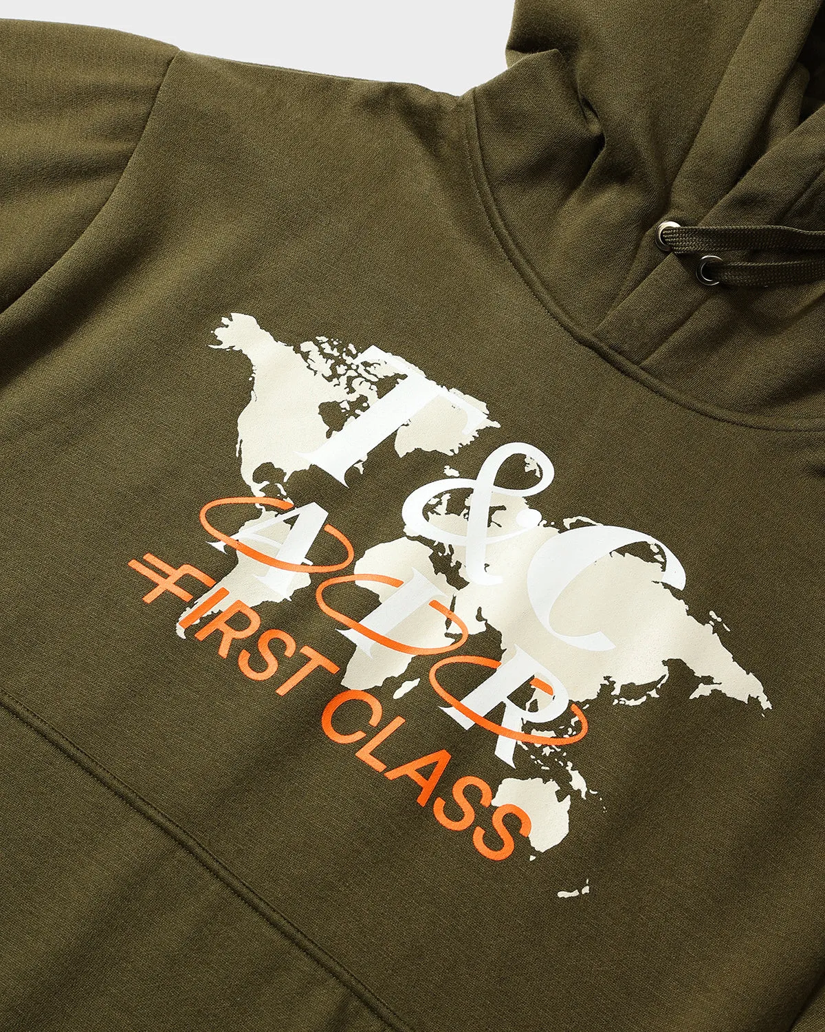 First Class Hoodie & Sweats Set in Olive