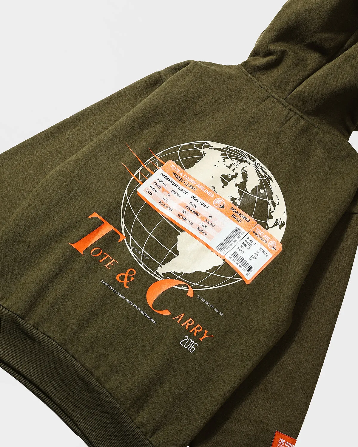 First Class Hoodie & Sweats Set in Olive