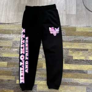 Flawed Edition Full Polyester Cartoon Print Sweatpants - Trendy Young Street Style (No Returns or Exchanges)