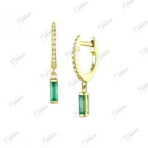 Hanging Emerald Huggies