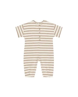 Hayes Jumpsuit - Saddle Stripe