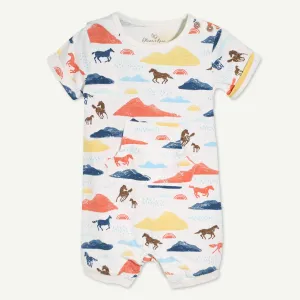 Horse Print Romper