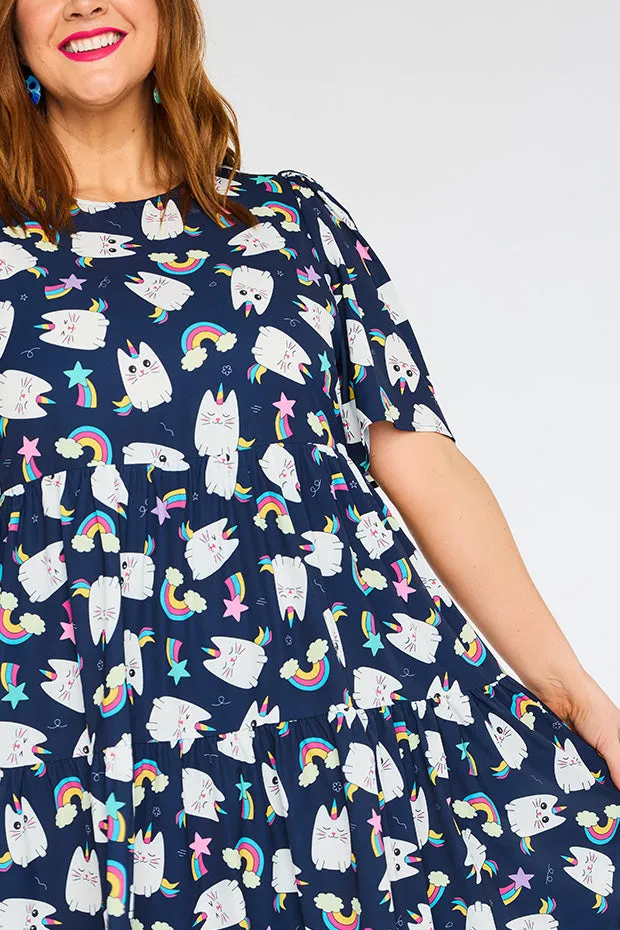 Jackson Caticorns Navy Dress