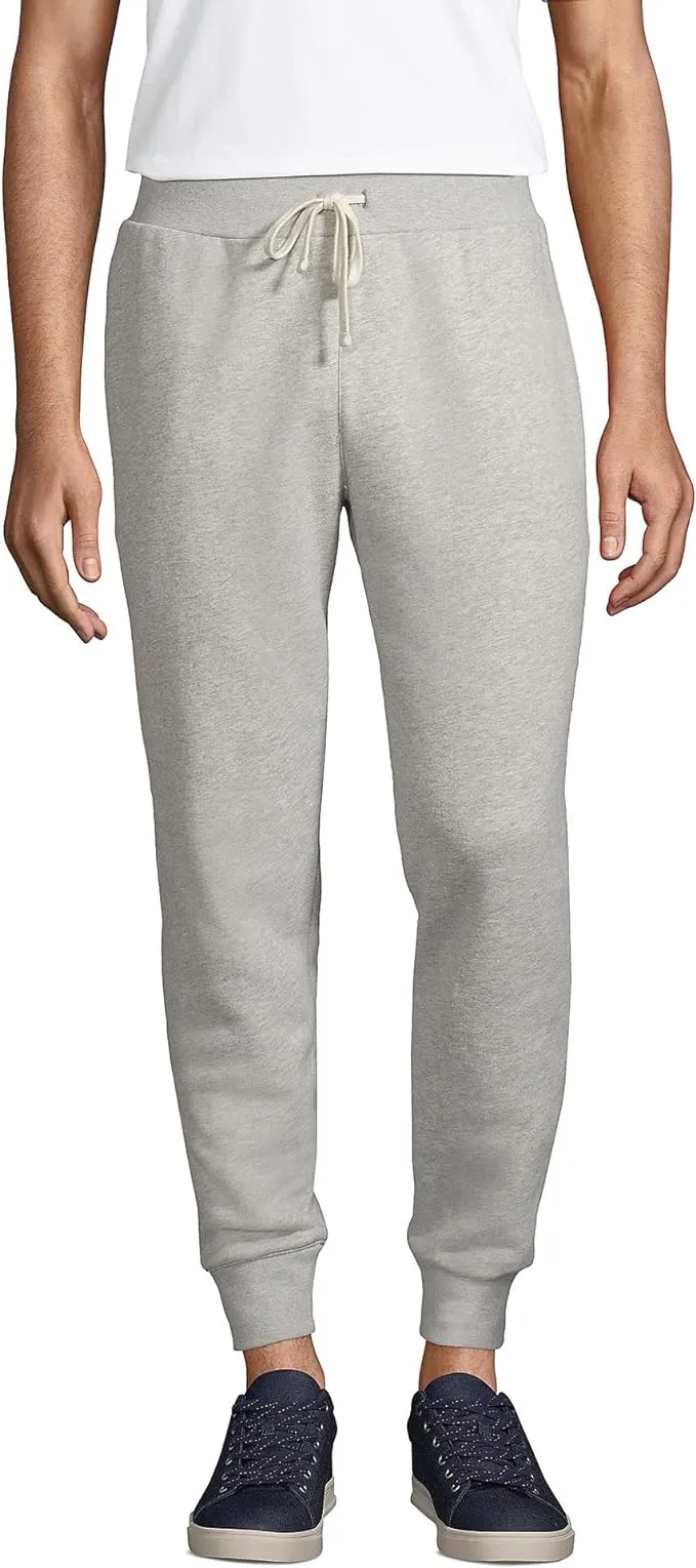 Lands' End Men's Serious Sweatspants Gray Heather 5120259