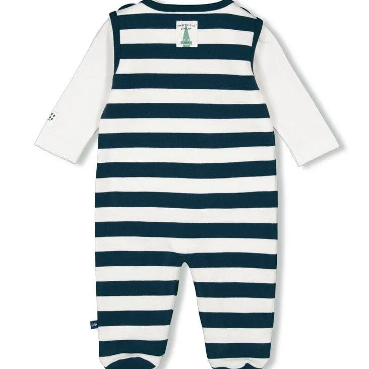 LATER GATOR 2-Piece (Adorable!)  Stripe Romper