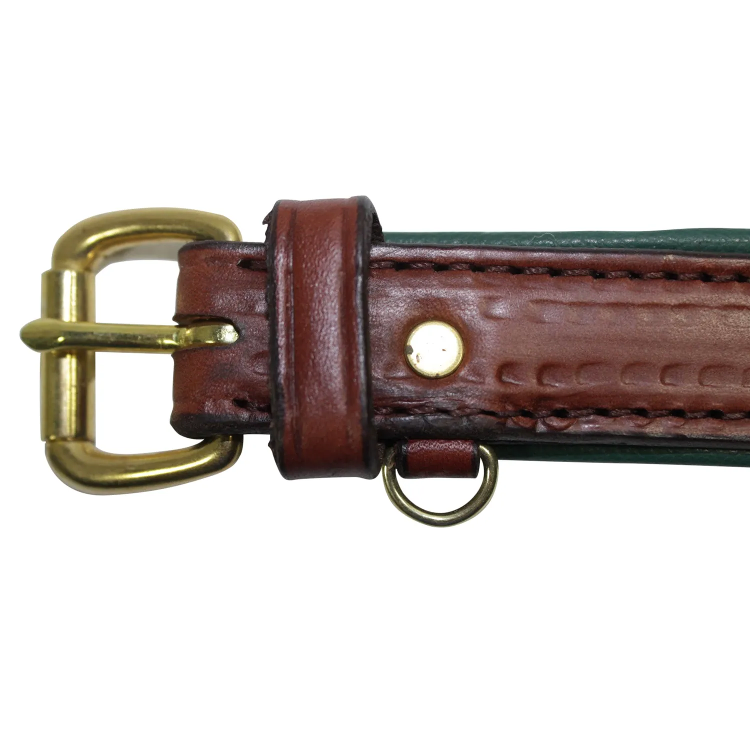 Leather Pet Collar | Luxury Dog Collar | Brown Leather Collar | Havana Brown Collar | Amish Made | Amish Dog Collar | High Quality Collar