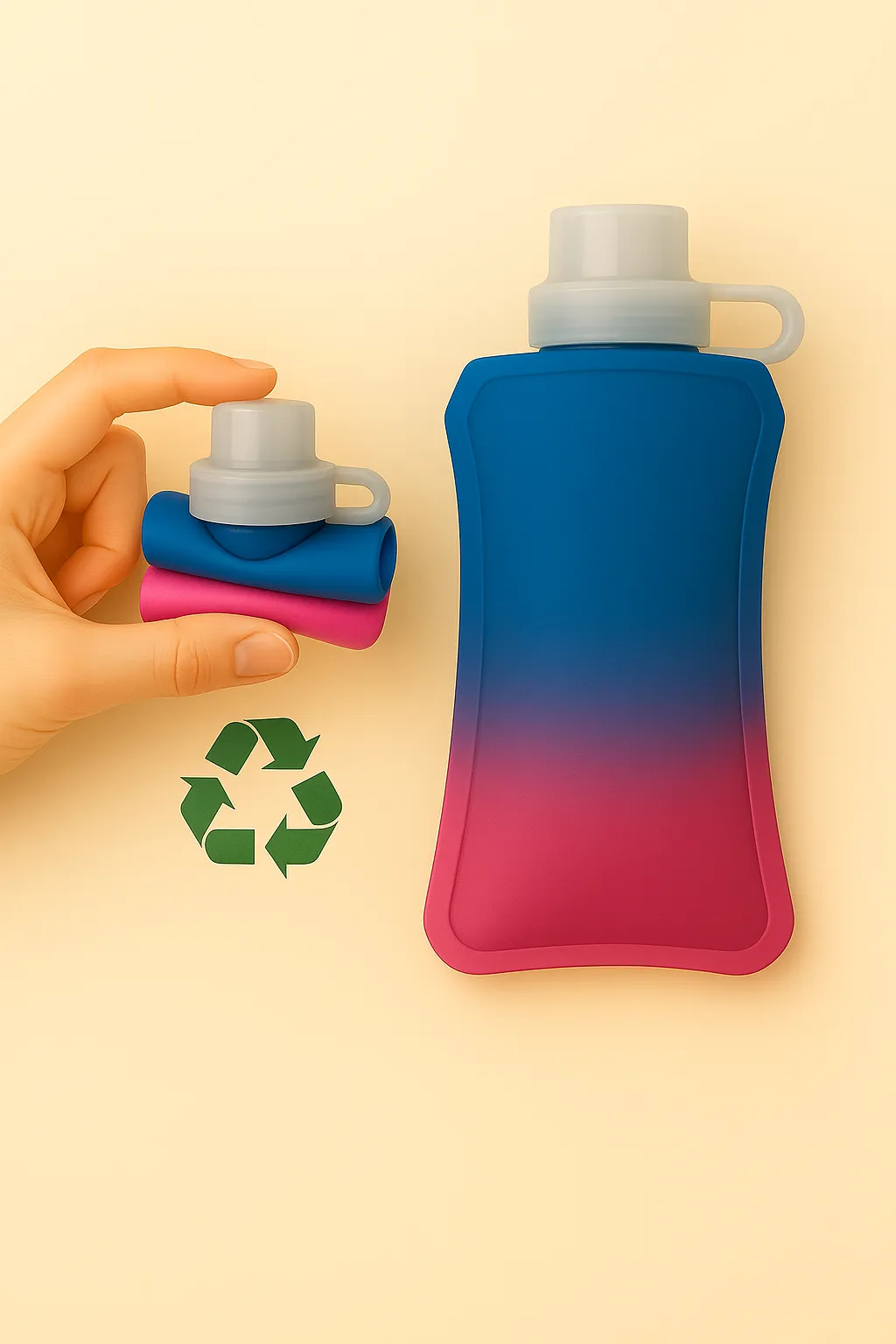 Lightweight Foldable Water Bottle