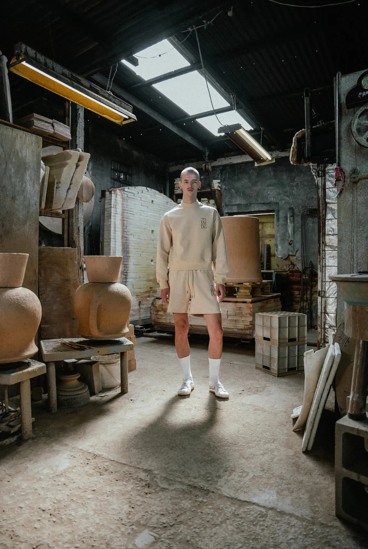 Lightweight Jumper in Beige