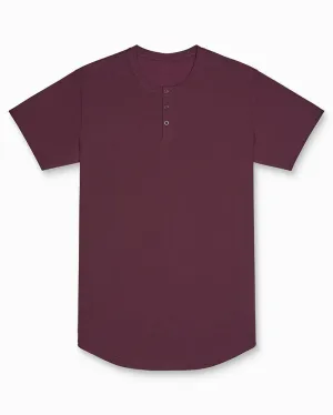 Limitless Short Sleeve Henley Drop-Cut