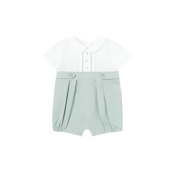 Linen Romper - Lagoon