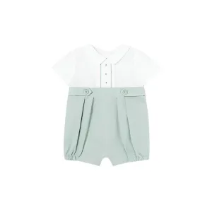 Linen Romper - Lagoon