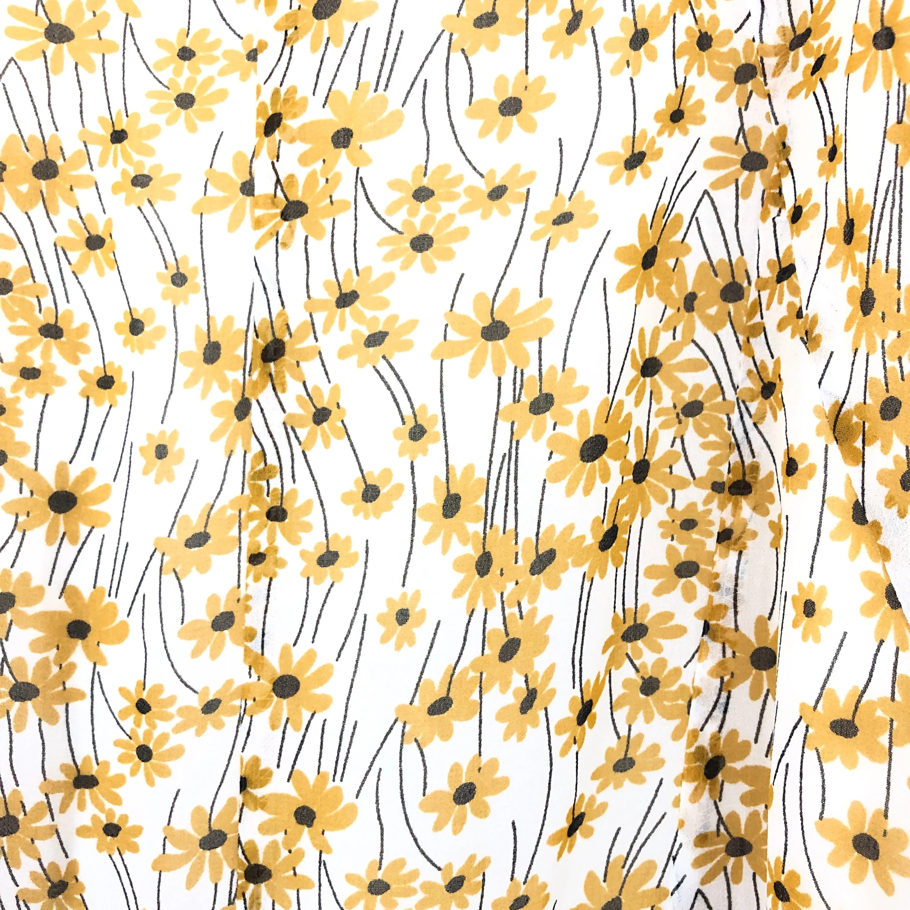 Lulus Sheer Daisy Maxi Skirt- Size M