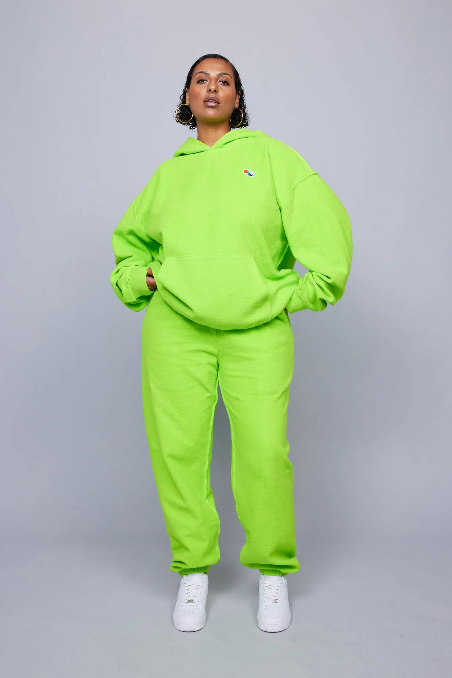 ME. Reverse Brushed Sweatpant - Acid Lime
