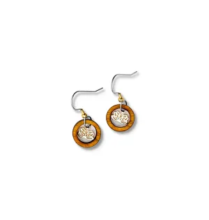 Natural Wood Hoops | MINI LOTUS
