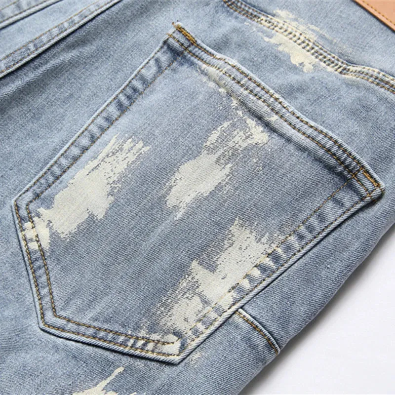 NEW PURPLE BRAND Men's Mid-Rise Slim Fit Jeans