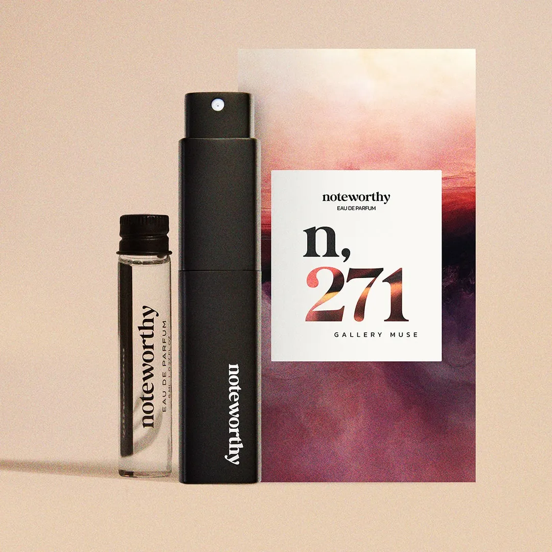 Noteworthy n,271 Eau De Parfum | Gallery Muse | Vanilla Blackcurrant Fragrance