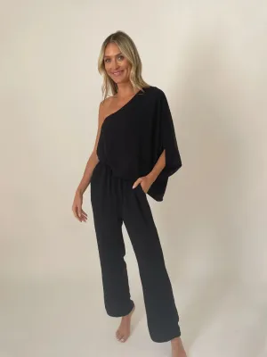 One Shoulder Jumpsuit