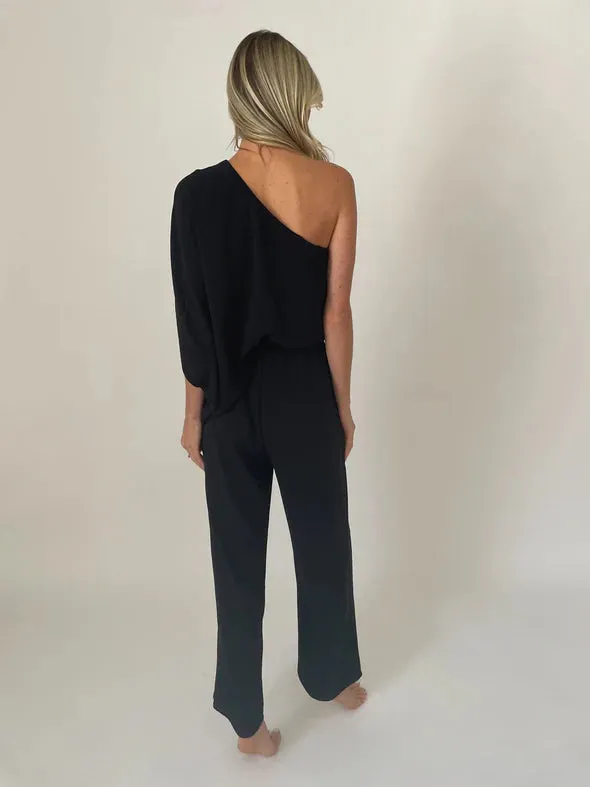 One Shoulder Jumpsuit